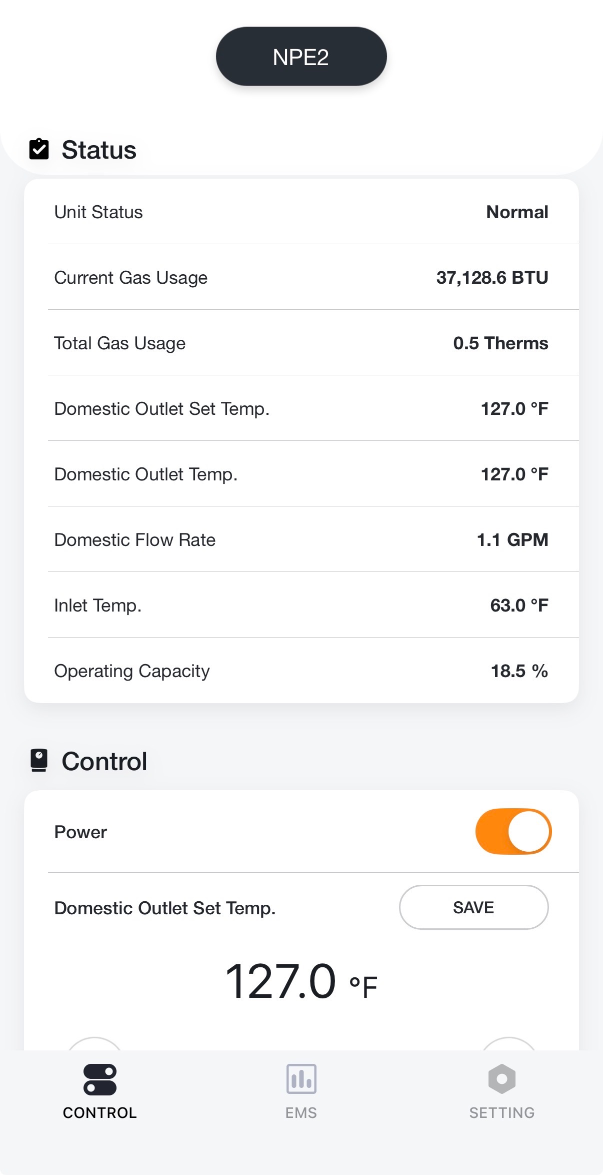 wifi module for tankless water heater