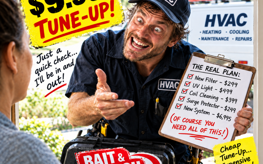 The $9.99 HVAC Tune-Up Trap: You Know It, We Know It.