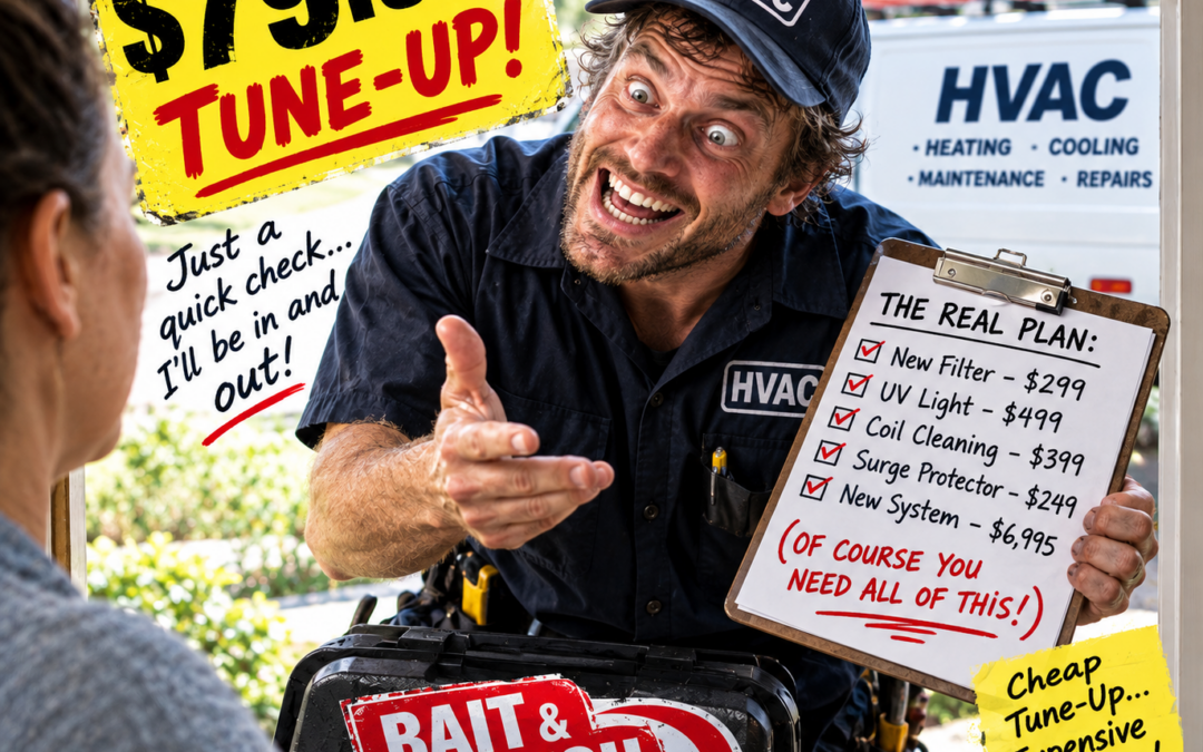 The $79.99 HVAC Tune-Up Trap: You Know It, We Know It.